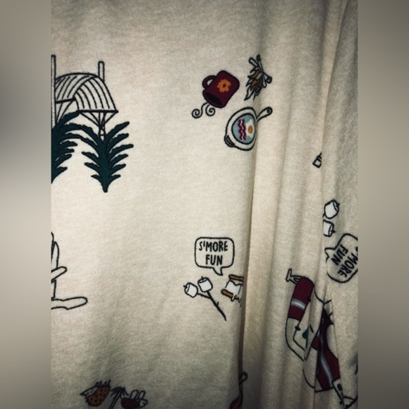 Glamping s'mores 2-piece Women’s plus size shirt & joggers pajama set size 3XL - Picture 10 of 14